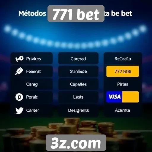 Métodos de pagamento aceitos no 771 bet